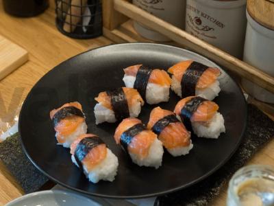 Namų suši ir ritinėliai Žingsnis 7