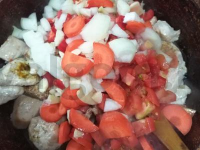 Namų lagmanas su kalakutienos filė Žingsnis 3