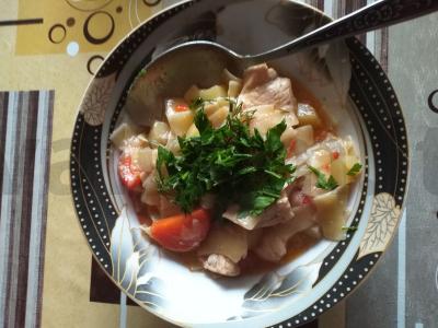 Namų lagmanas su kalakutienos filė pagrindine nuotrauka