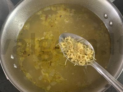 Sriuba su vištienos širdelėmis Žingsnis 6