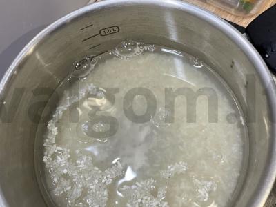 Ryžiai garnyrui su garstyčių aliejumi Žingsnis 2