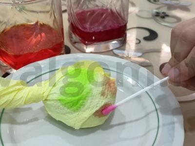 Velykiniai dažyti kiaušiniai Žingsnis 2