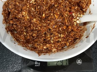 Šokoladiniai muesli Žingsnis 2