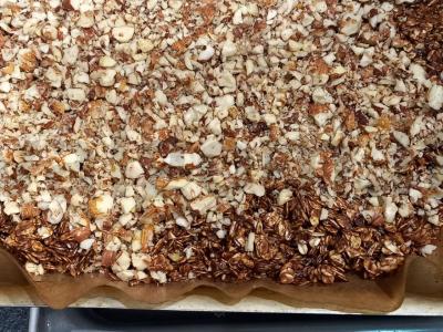 Šokoladiniai muesli Žingsnis 3