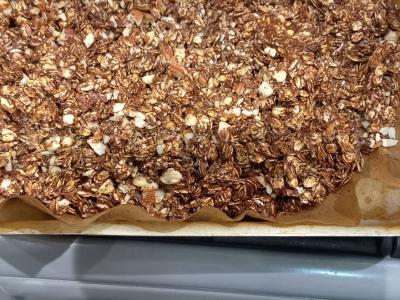 Šokoladiniai muesli Žingsnis 4