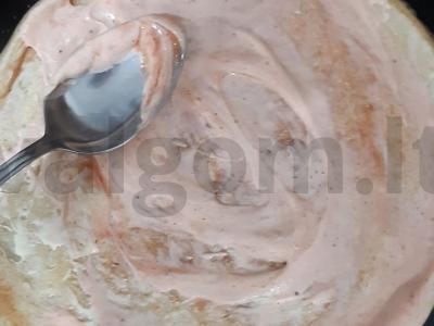 Pica „Dešimt minučių“ su dešra ir grybais Žingsnis 1