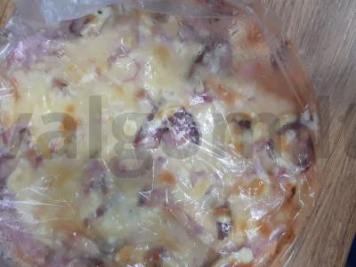 Pica „Dešimt minučių“ su dešra ir grybais Žingsnis 5