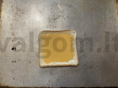 Greitas sūrio pyragas iš trijų ingredientų Žingsnis 5