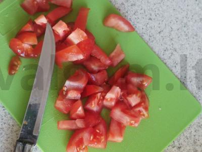 Blynai su pomidorais ir sūriu Žingsnis 8