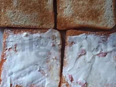 Sumuštiniai su dešra ir sūriu Žingsnis 1