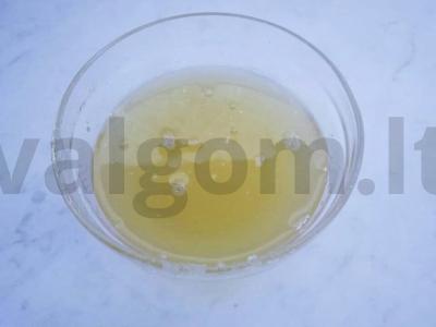 Vaisių salotos su kokosų drožlėmis Žingsnis 3