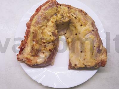 Aromatinga kiaulienos nugarinė medaus glazūroje Žingsnis 2