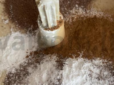 Karamele-šokoladinis pyragas Žingsnis 3