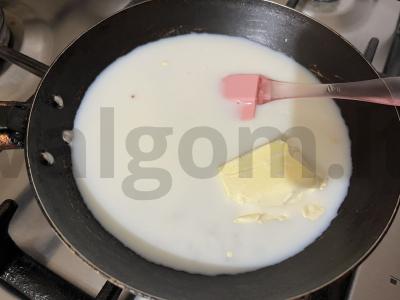 Kreminė ryžių košė su kondensuotu pienu ir ryžiais Žingsnis 4