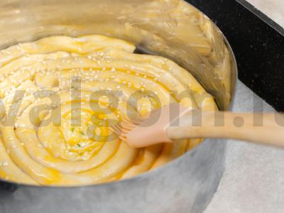 Sraigė su varške ir žolelėmis Žingsnis 3