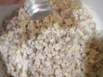 Pita su faršo ir grybų įdaru Žingsnis 1