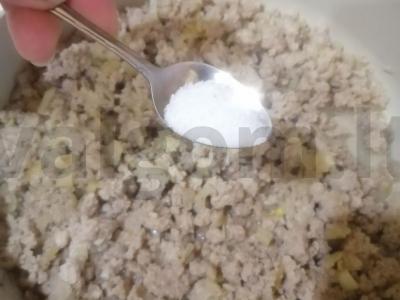 Pita su faršo ir grybų įdaru Žingsnis 2