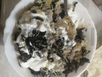 Pita su faršo ir grybų įdaru Žingsnis 5