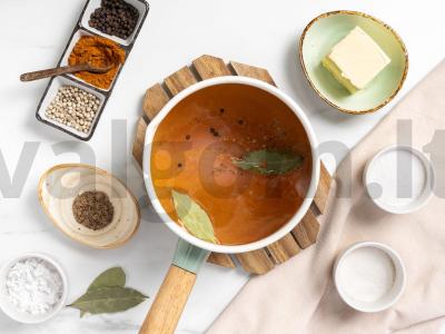 Kalakutienos filė marinate su krapų sėklomis Žingsnis 1