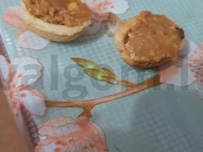 Riešutai su virta saldžia grietinėle Žingsnis 6