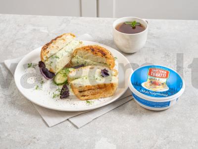 Grilio sūris su brioche pagrindine nuotrauka