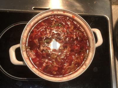 Burokėlių sriuba su Pekino kopūstu Žingsnis 5