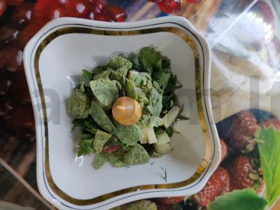 Ananasas su traškučiais, jalapeño ir dešrele pagrindine nuotrauka