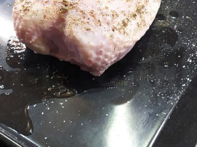 Vištienos krūtinėlė su keptais bulvėmis Žingsnis 2