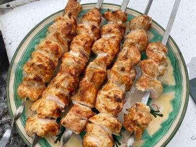 Sultingas vištienos šašlykas pagrindine nuotrauka