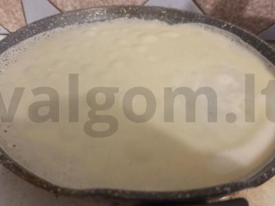 Blynai su avokadu ir varškės sūriu Žingsnis 2