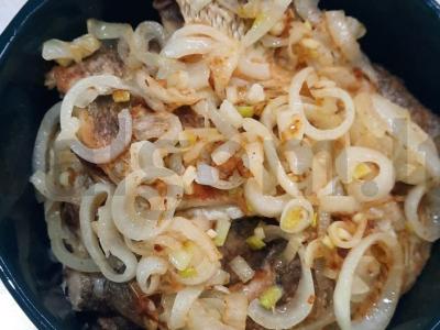 Kepta plota su svogūnais Žingsnis 5