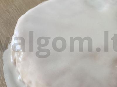 Ruginės miltų šarlotka su glazūra Žingsnis 9