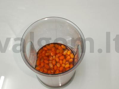 Vitamininis gėrimas iš šaltalankių Žingsnis 1