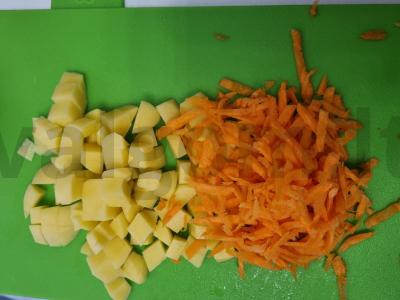 Kvapnus sriuba su jautienos kukuliais Žingsnis 1