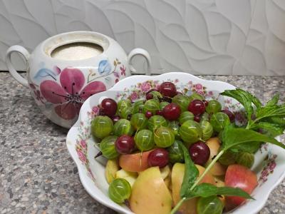 Kompotas „Vasaros džiaugsmas“ Žingsnis 1