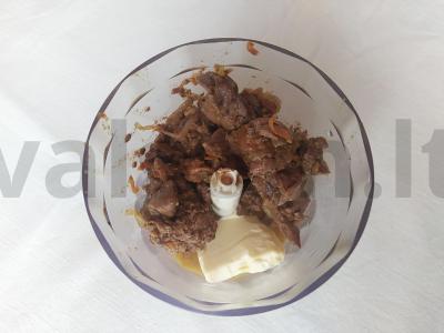 Kepintas triušio kepenėlių paštetas Žingsnis 3