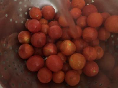 Cherry pomidorų užkandis Žingsnis 2