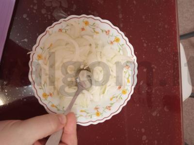 Paprastas salotas su pupelėmis ir sausainiais Žingsnis 2