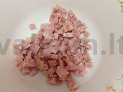 Paprastas salotas su pupelėmis ir sausainiais Žingsnis 3