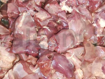 Vištienos kepenėlės grietinėje Žingsnis 1