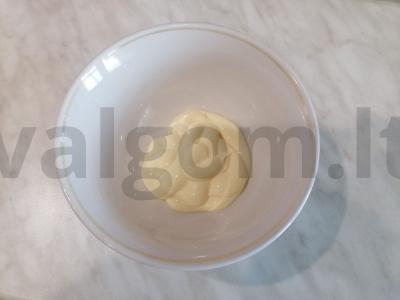 Kepta bulvė su šonine česnako-grybų padaže Žingsnis 1