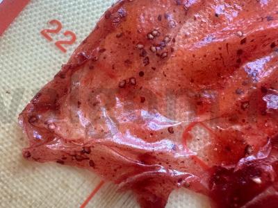 Braškės pastila ant obuolių sulčių Žingsnis 6