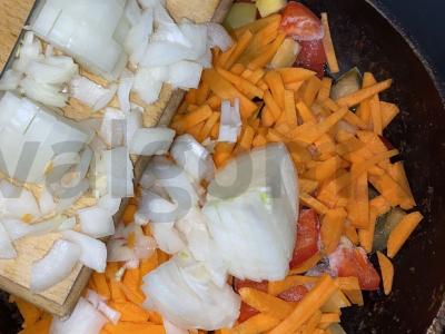 Ryžiai su jautiena rusiškai Žingsnis 4