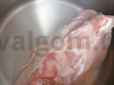 Namų sriuba su kukuliais Žingsnis 1