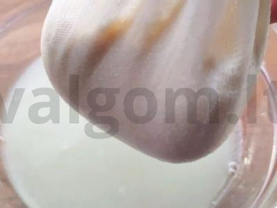 Švelnus varškės sūris Žingsnis 3