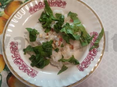 Jazminų ryžiai su rukola ir riešutais Žingsnis 4