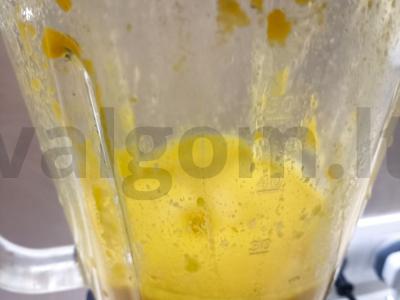 Moliūgų blynai iš avinžirnių miltų Žingsnis 2