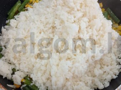 Ryžiai su daržovėmis Žingsnis 4