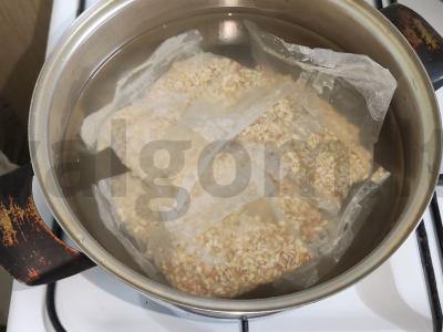 Kvapni perlinių kruopų patiekalas su pievagrybiais Žingsnis 2