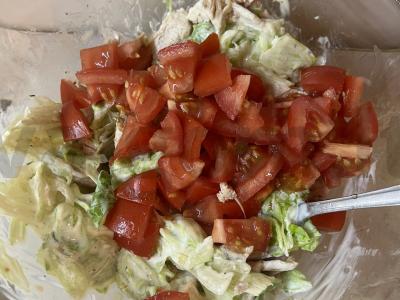 Cezario salotos su vištiena Žingsnis 3